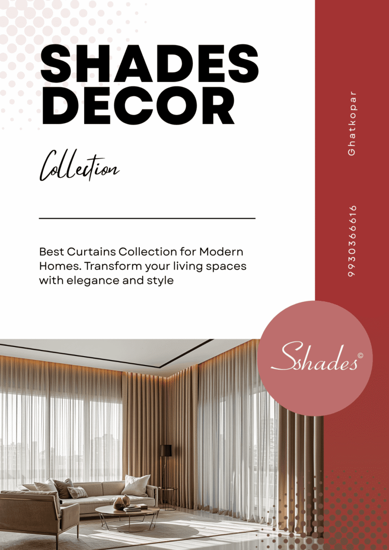 Modern Curtains, Wallpaper & Blinds in Ghatkopar | Shades Decor