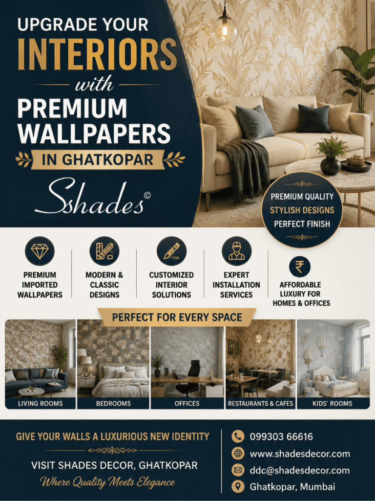 Upgrade Your Interiors with Premium Wallpapers in Ghatkopar